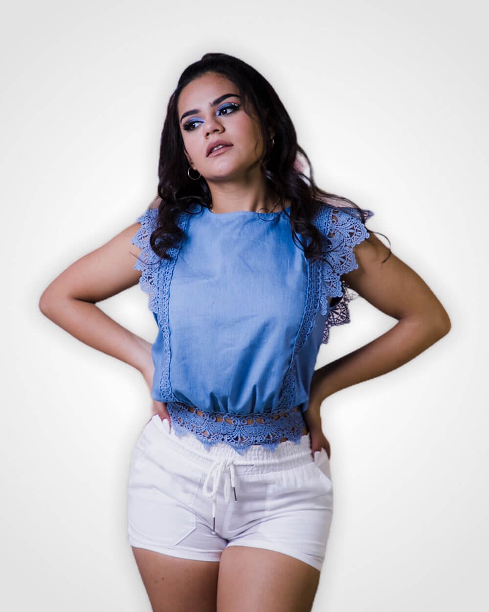 blusas de mezclilla sin manga